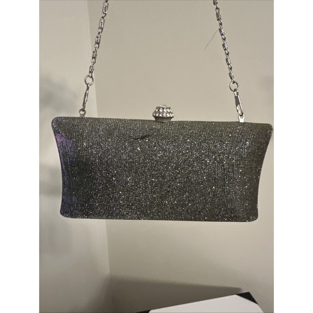 evening‎ purse vintage Black And Silver